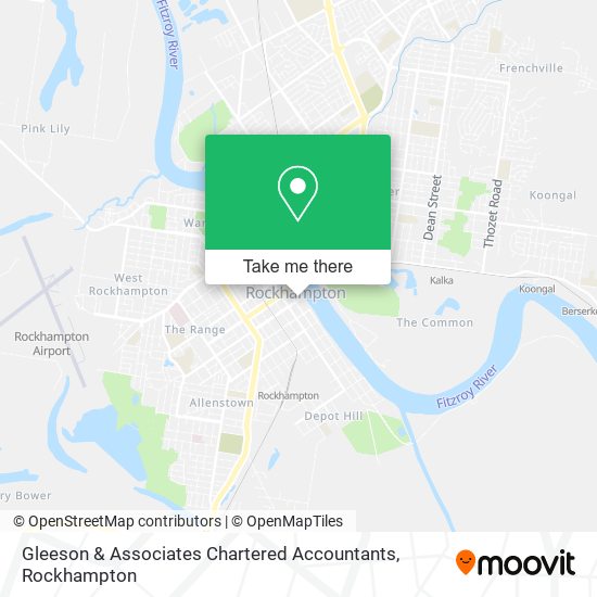 Gleeson & Associates Chartered Accountants map