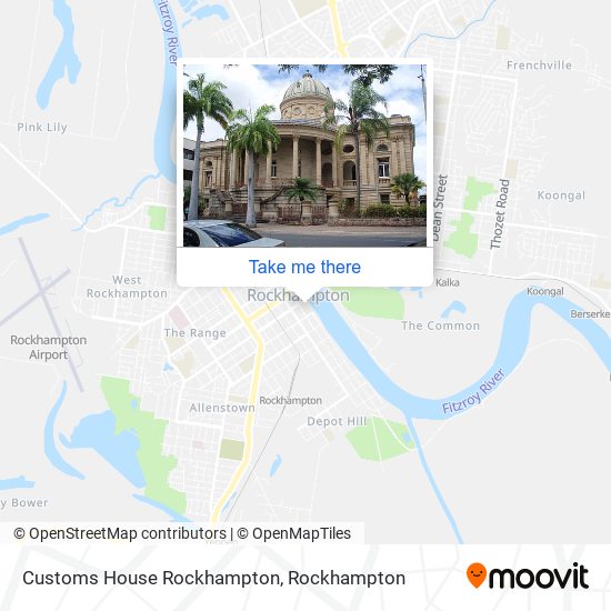 Customs House Rockhampton map