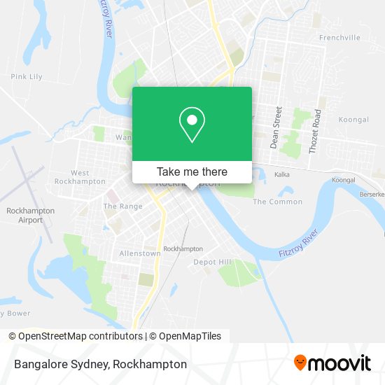 Bangalore Sydney map