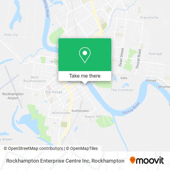 Rockhampton Enterprise Centre Inc map