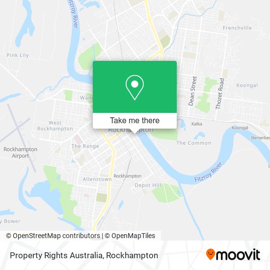 Property Rights Australia map