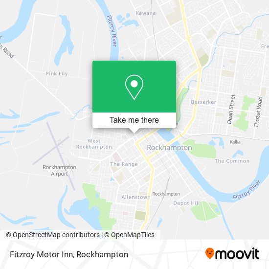 Fitzroy Motor Inn map