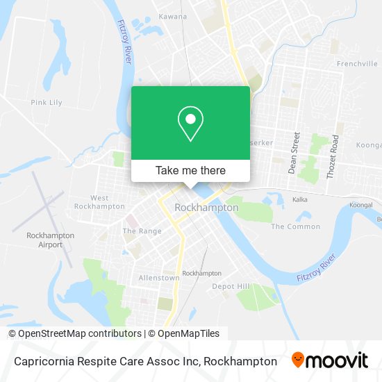 Capricornia Respite Care Assoc Inc map