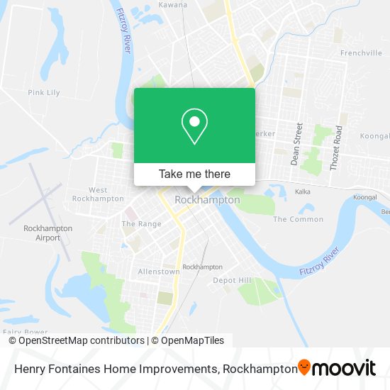Henry Fontaines Home Improvements map