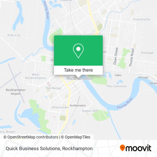 Quick Business Solutions map