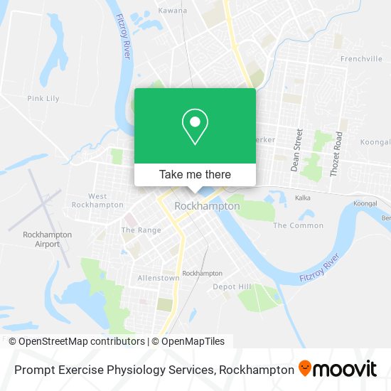 Prompt Exercise Physiology Services map