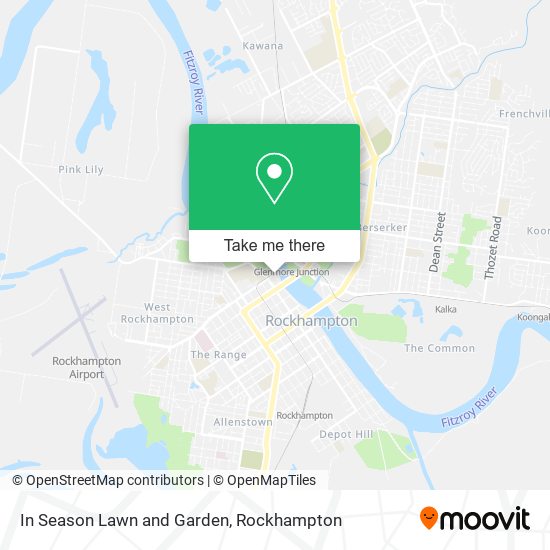 In Season Lawn and Garden map