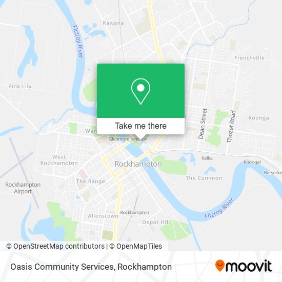 Oasis Community Services map