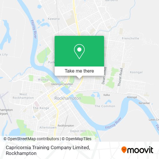 Capricornia Training Company Limited map