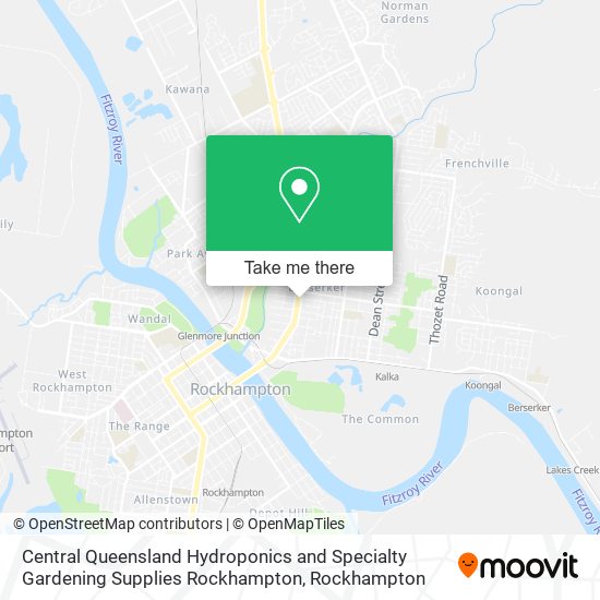 Central Queensland Hydroponics and Specialty Gardening Supplies Rockhampton map