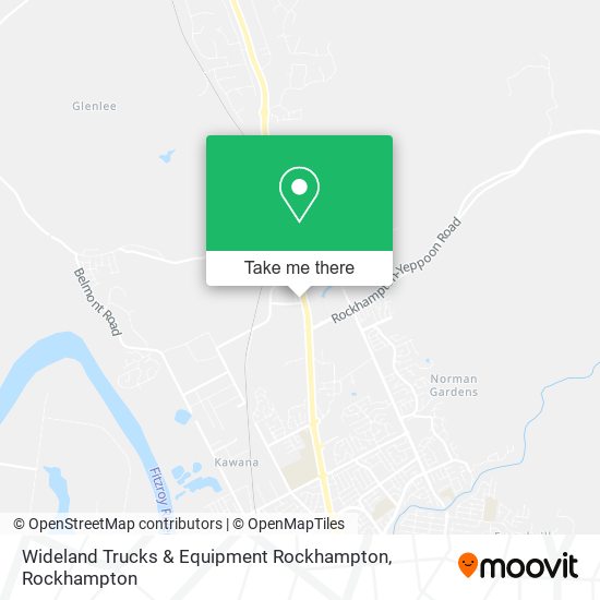 Wideland Trucks & Equipment Rockhampton map