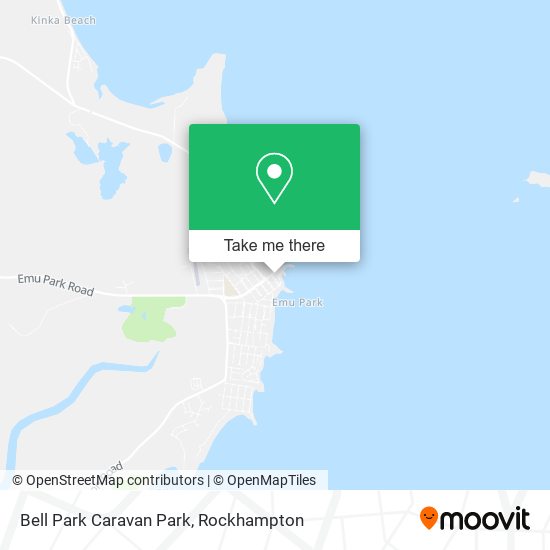 Bell Park Caravan Park map