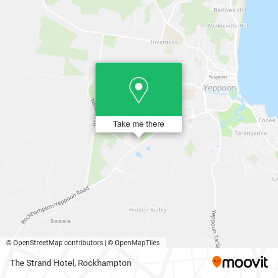 The Strand Hotel map