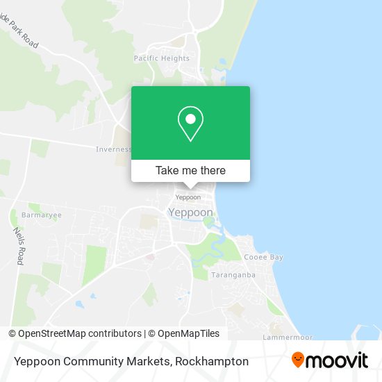 Yeppoon Community Markets map