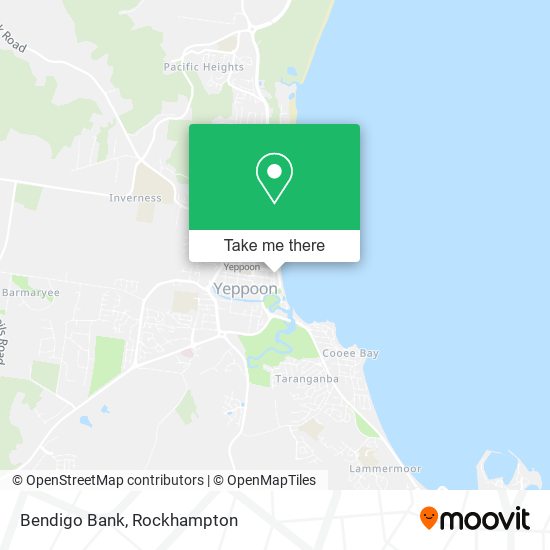 Bendigo Bank map