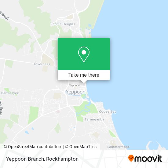 Yeppoon Branch map