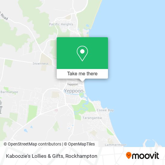 Kaboozie's Lollies & Gifts map
