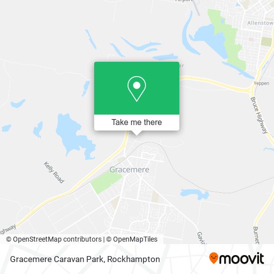 Mapa Gracemere Caravan Park