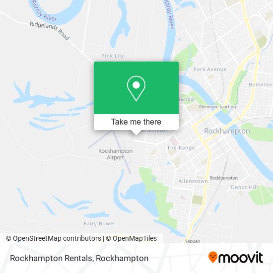 Rockhampton Rentals map