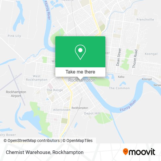 Mapa Chemist Warehouse