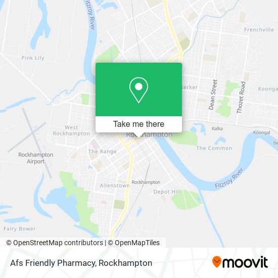 Afs Friendly Pharmacy map