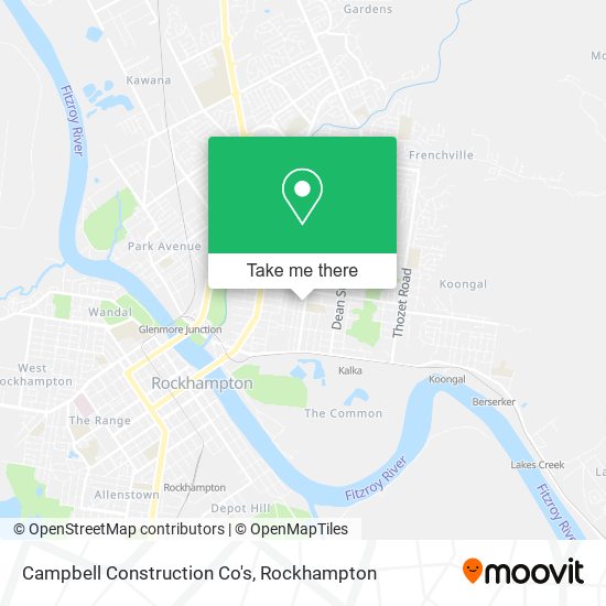 Campbell Construction Co's map