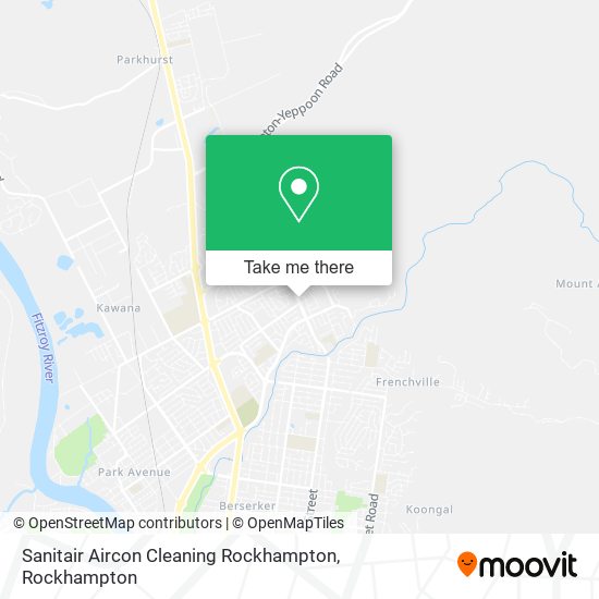 Mapa Sanitair Aircon Cleaning Rockhampton