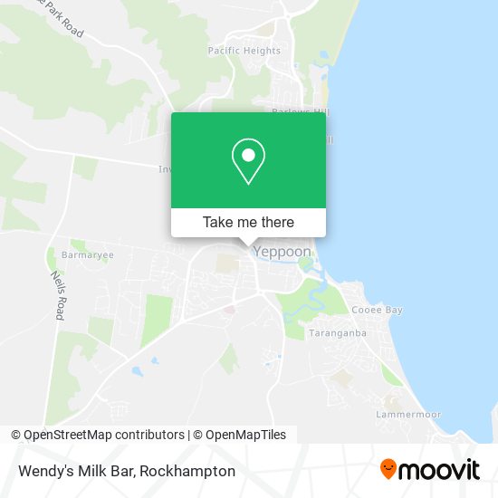 Wendy's Milk Bar map