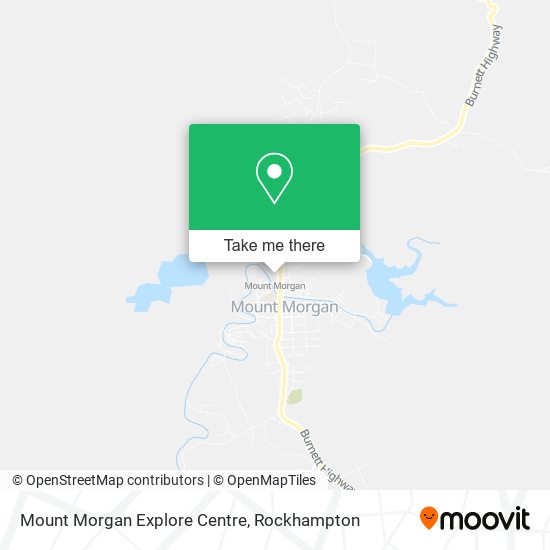 Mount Morgan Explore Centre map