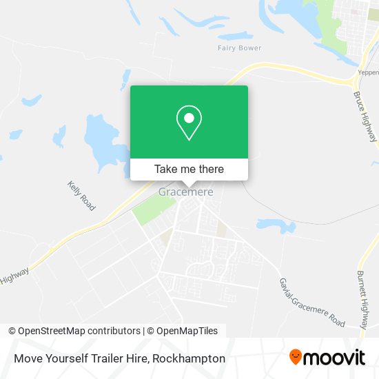 Move Yourself Trailer Hire map