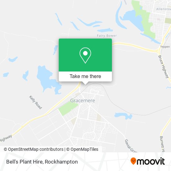 Bell's Plant Hire map
