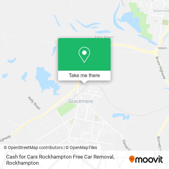 Mapa Cash for Cars Rockhampton Free Car Removal