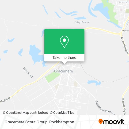 Mapa Gracemere Scout Group