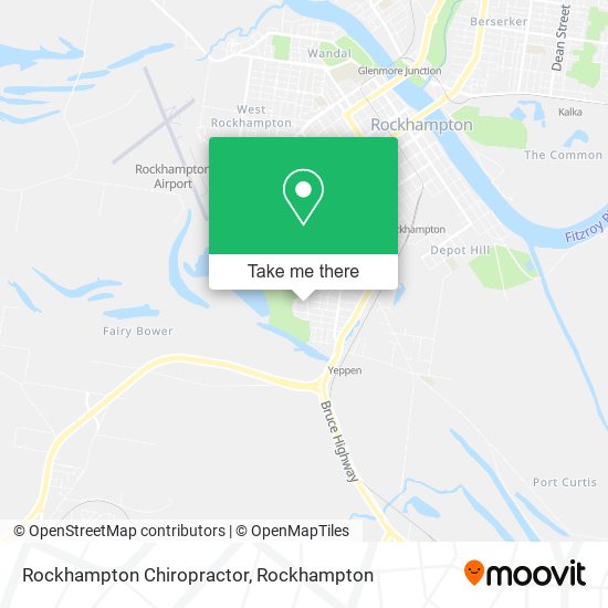 Rockhampton Chiropractor map