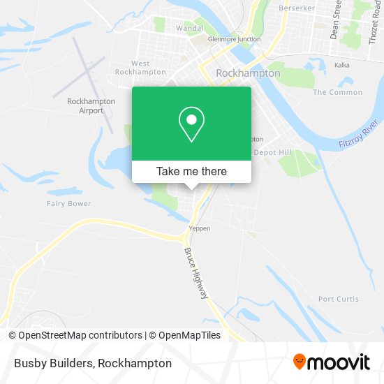 Busby Builders map