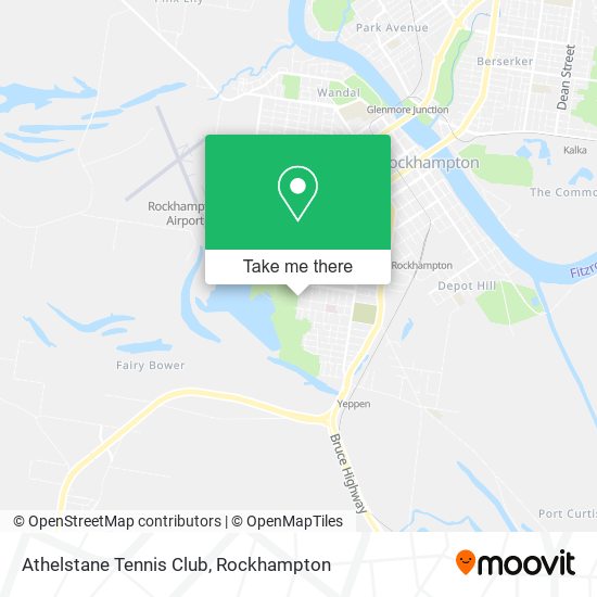 Athelstane Tennis Club map