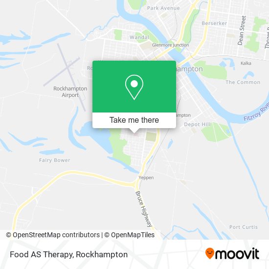 Food AS Therapy map