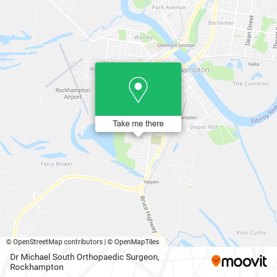 Dr Michael South Orthopaedic Surgeon map