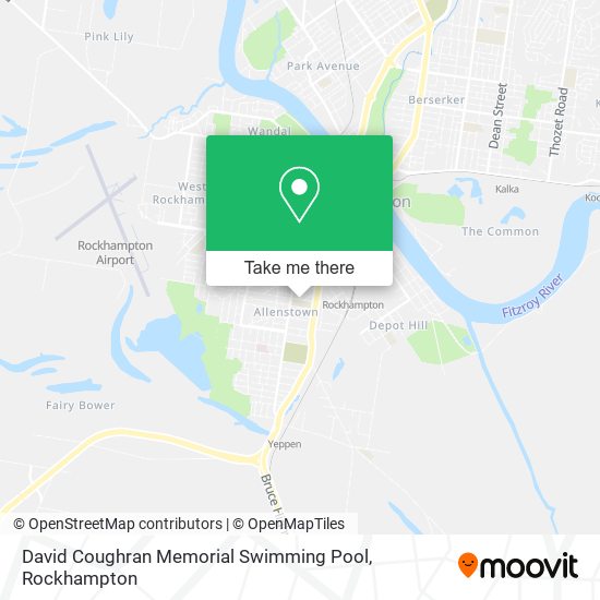 David Coughran Memorial Swimming Pool map
