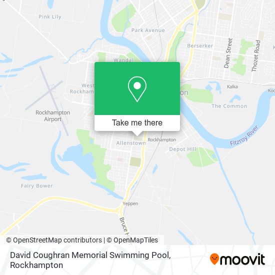 Mapa David Coughran Memorial Swimming Pool