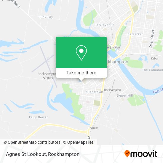 Agnes St Lookout map