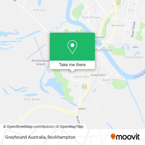 Greyhound Australia map