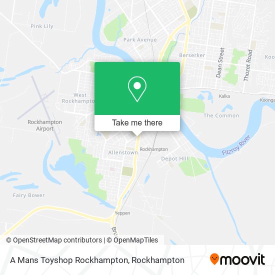 A Mans Toyshop Rockhampton map