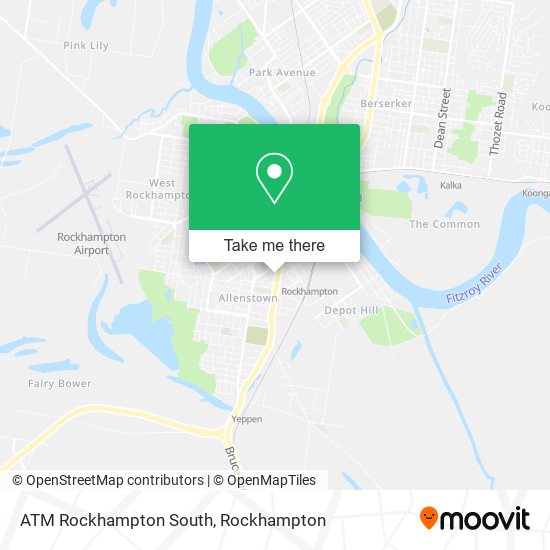 ATM Rockhampton South map