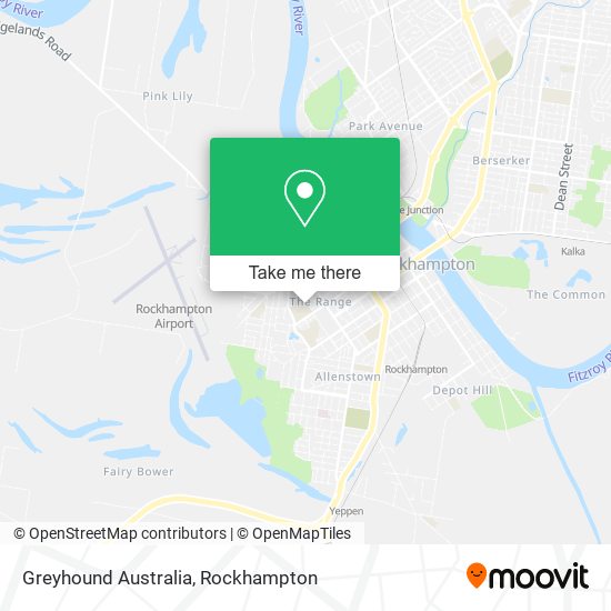 Greyhound Australia map