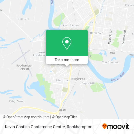 Mapa Kevin Castles Conference Centre