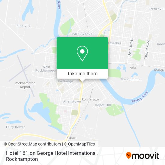 Hotel 161 on George Hotel International map