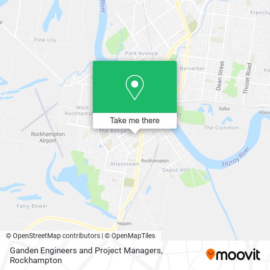 Ganden Engineers and Project Managers map