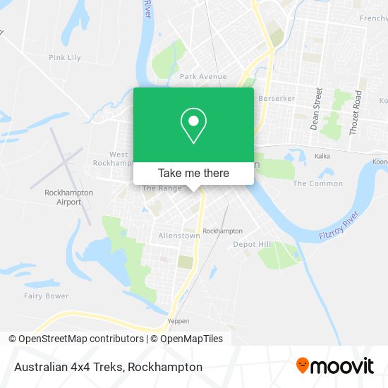 Australian 4x4 Treks map