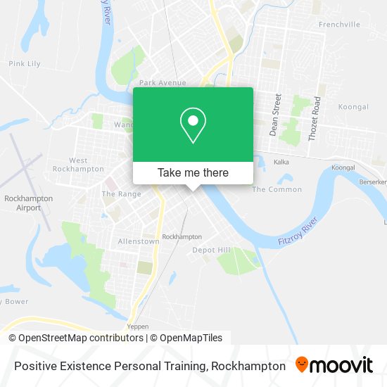 Mapa Positive Existence Personal Training